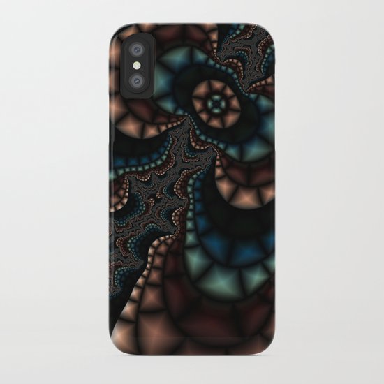 Fractal Rose iPhone Case