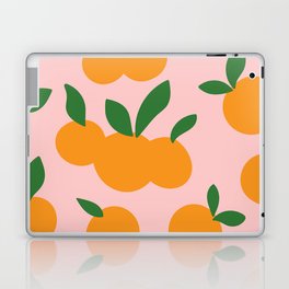 Oranges on Pale Pink Pattern Laptop Skin