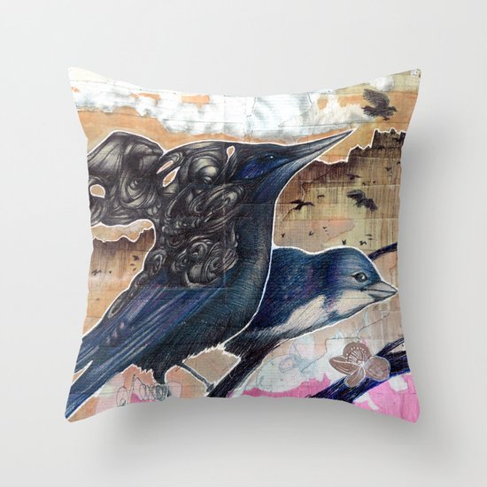 They Talk Throw Pillow