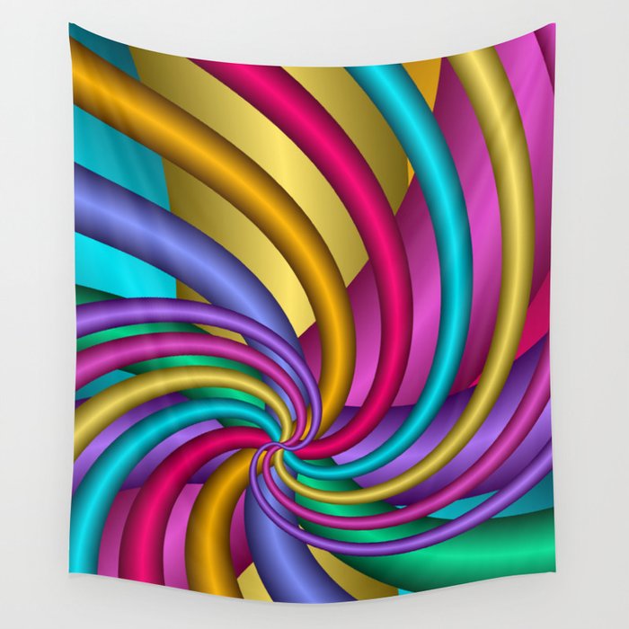 Fractal Geometry 107 Wall Tapestry By 3dimensions