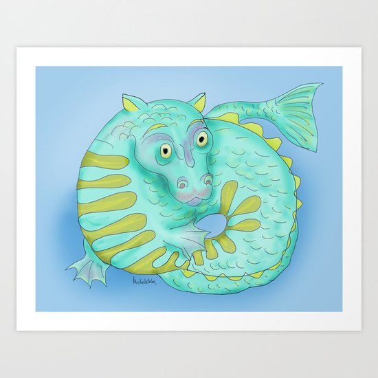 Puff Art Print
