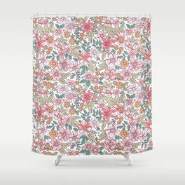 Small Flowers Shower Curtains For Any, East Urban Home Shower Curtains