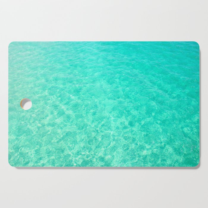 Turquoise Blue Ocean Waves Cutting Board