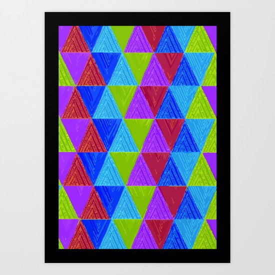 Aztec 5# Art Print
