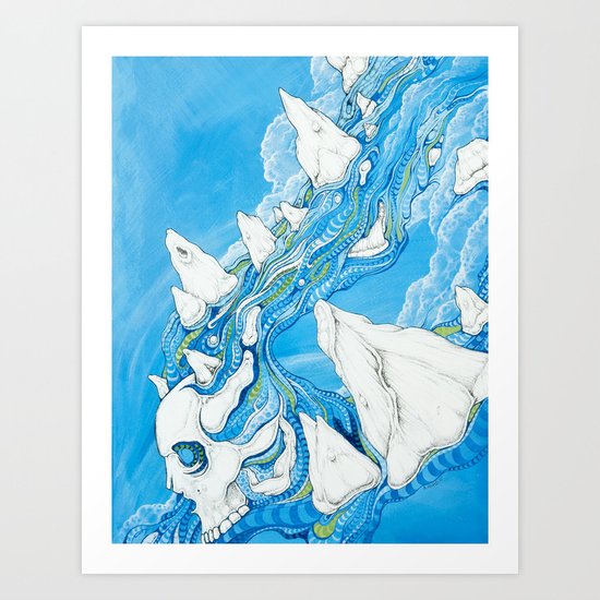 Losing Form Art Print