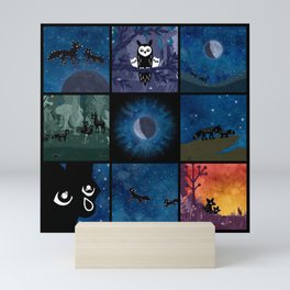 Scenes from "To the Moon and Back" Mini Art Print