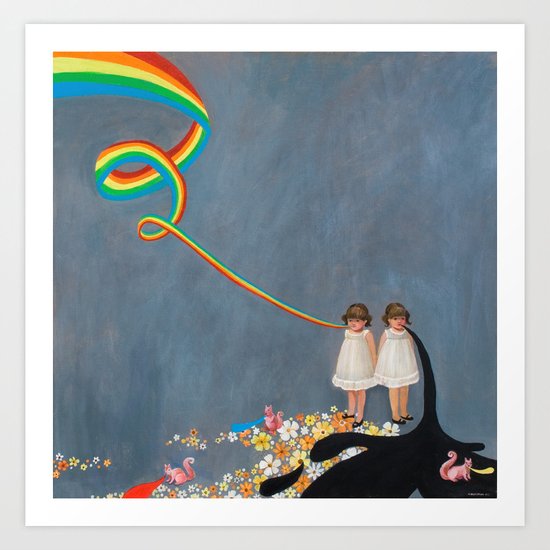 The Twins Art Print