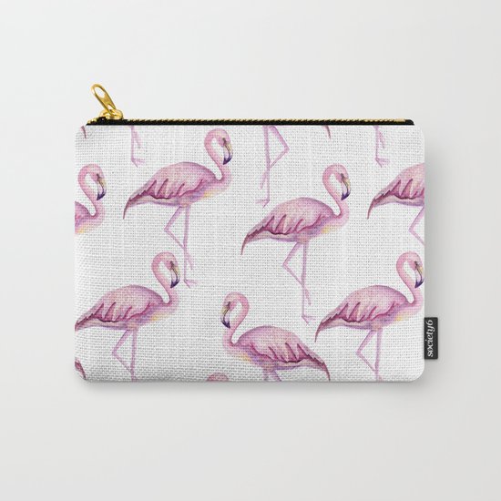Pink flamingo Carry-All Pouch