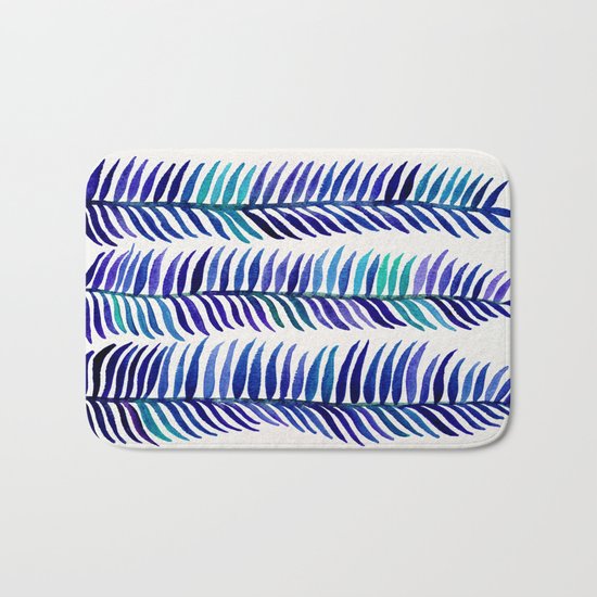 Indigo Seaweed Bath Mat