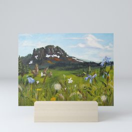 Black Butte in Summer Mini Art Print