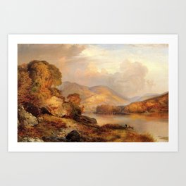 Autumn Landscape 1867 By Thomas Moran | Scenic Landscape Reproduction Art Print