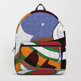 Girl Silhouette and Shapes I Backpack