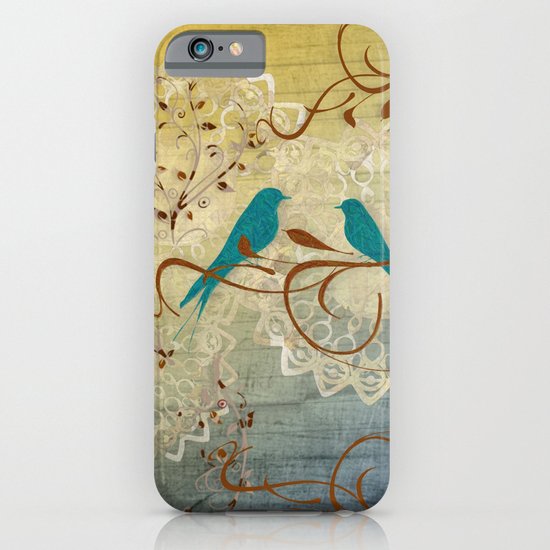 Bleu Birds iPhone & iPod Case
