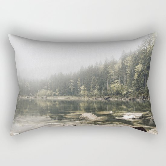 Pale lake - landscape photography Rectangular Pillow