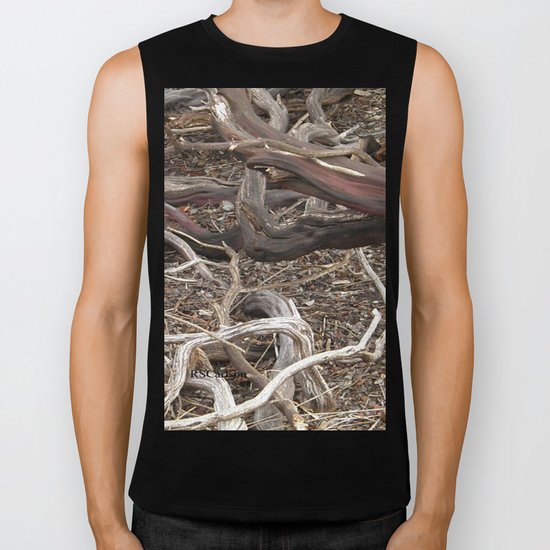 TEXTURES - Manzanita in Drought Conditions #3 Biker Tank
