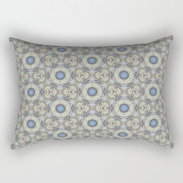 Mystery Blue Rectangular Pillow