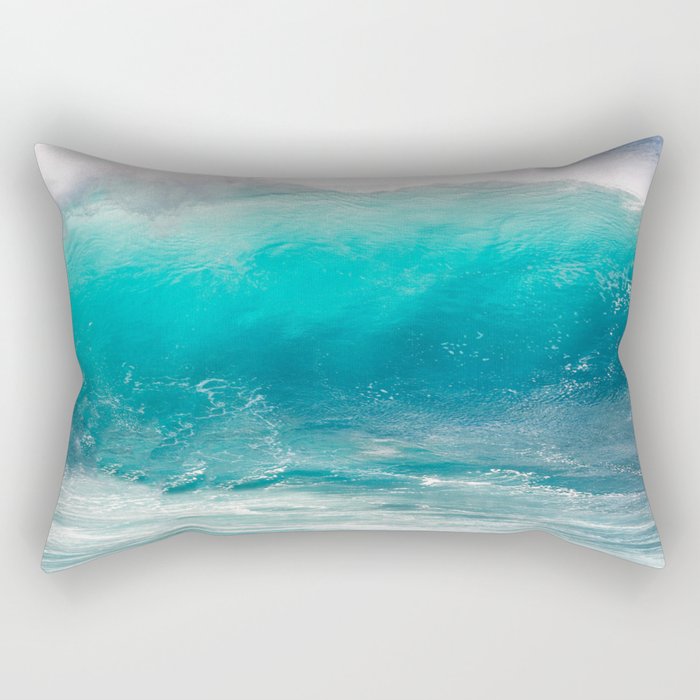 surfing waves Rectangular Pillow