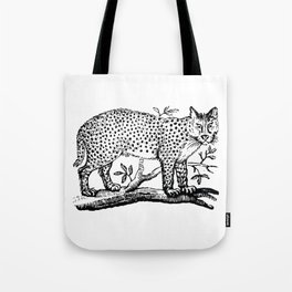 Vintage Cheetah Print Tote Bag