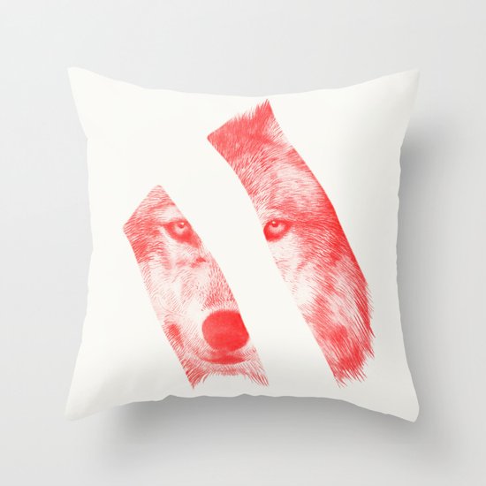 Red by Eric Fan & Garima Dhawan Throw Pillow