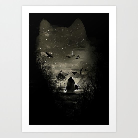 The Lord Crow Art Print