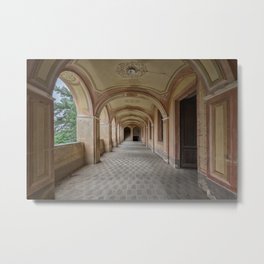 Lost Place - abandoned Hallway Metal Print