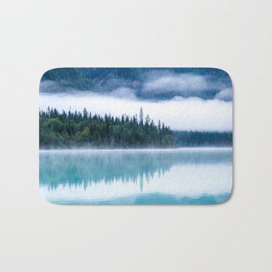Blue nature #reflection Bath Mat