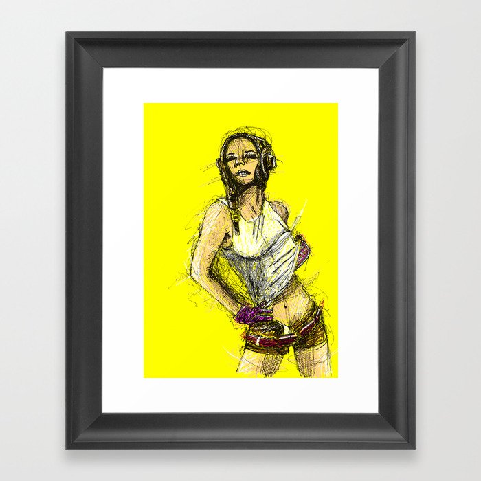 Tank Girl Framed Art Print