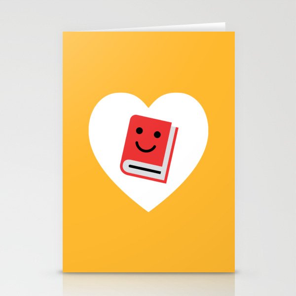 I Heart Books Stationery Cards