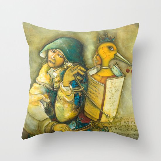 Traveller Throw Pillow