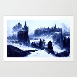 The Kingdom of Ice Art Print