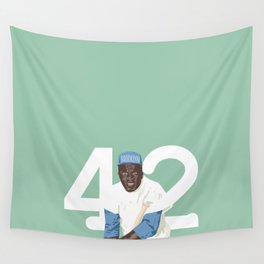 Jackie Robinson  Wall Tapestry