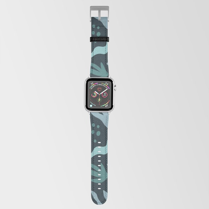 Abstract Cutouts - Blues and Greens Apple Watch Band