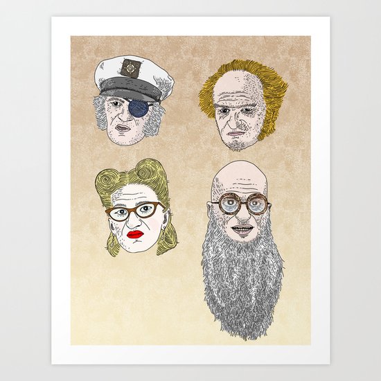 A Series Of Unfortunate Events Count Olaf Art Print By Helsinki Society6