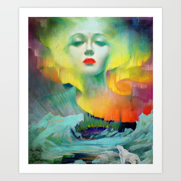 Aurora by Henry Clive vibrant Art Print