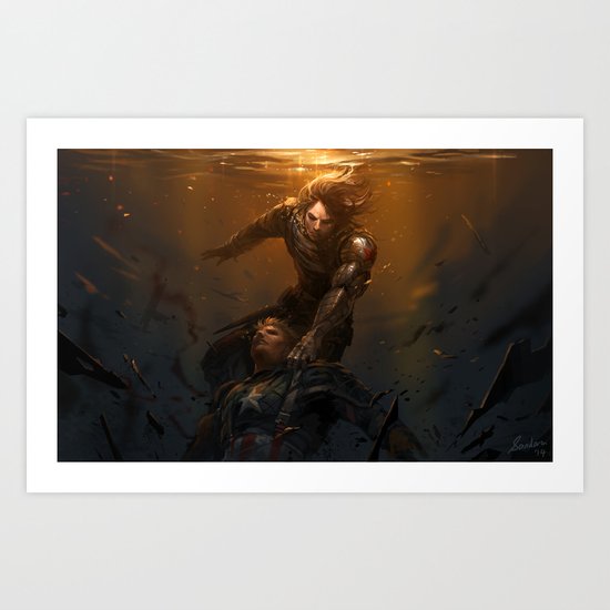 The Light Before We Land Art Print