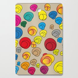 Retro space planets pattern Cutting Board