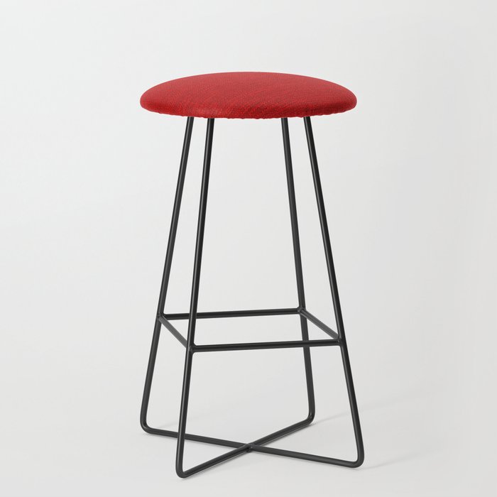 Ruby Red Heritage Hand Woven Cloth Bar Stool