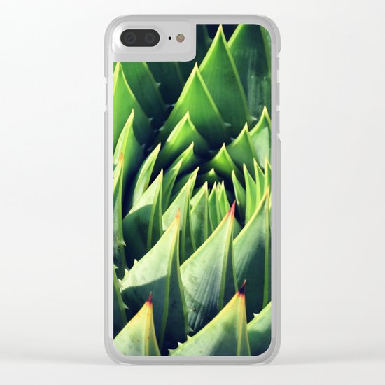 Pokey Succulent Clear iPhone Case