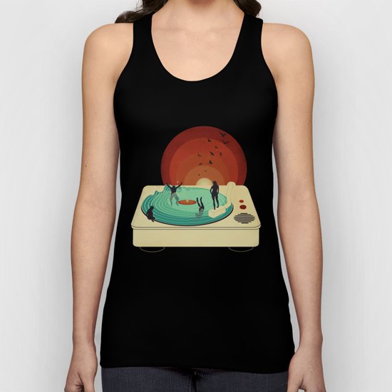 Soundwaves Unisex Tank Top