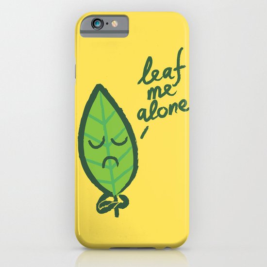 The introvert leaf iPhone & iPod Case