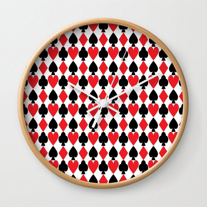 French Suits Wall Clock