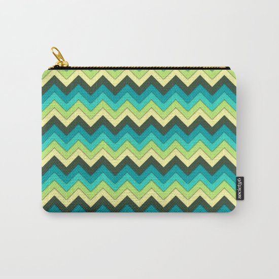 Multicolor Pattern Carry-All Pouch