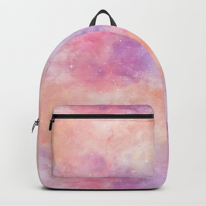 Pink Nebula Painting Backpack