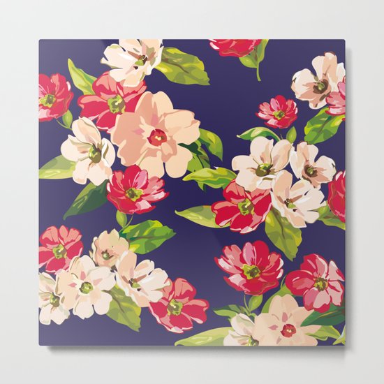 Floral Metal Print