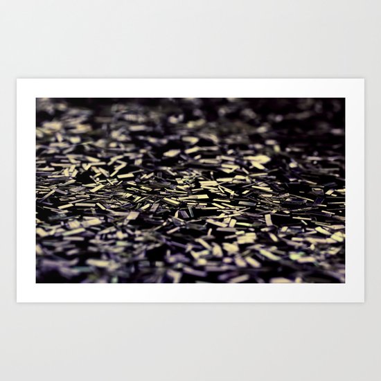 sprinkle in gold Art Print