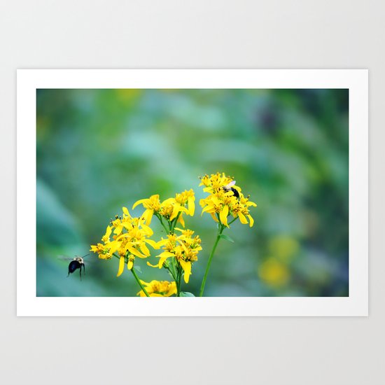 Bee Happy Art Print