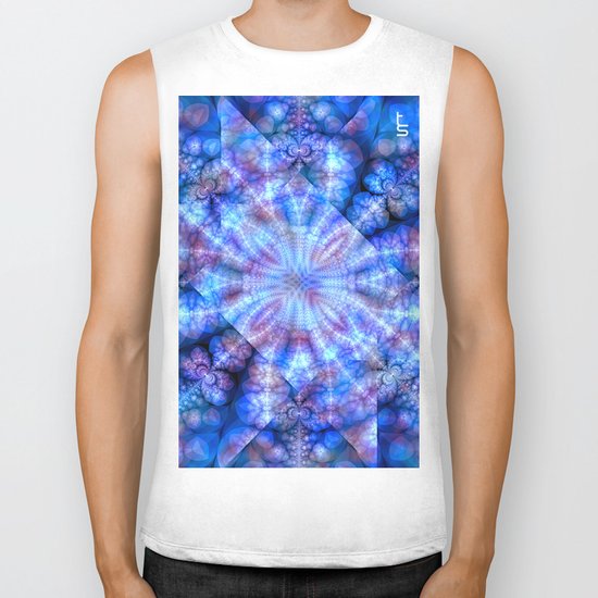 Fractal Imagination II Biker Tank