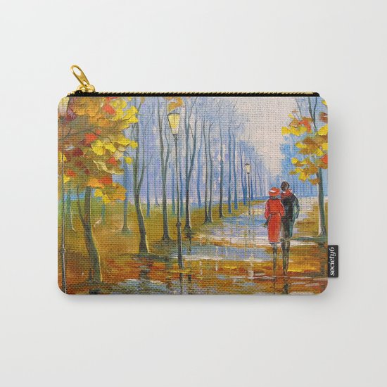 A walk in the Park after the rain Carry-All Pouch