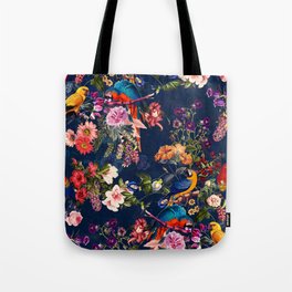 FLORAL AND BIRDS XII Tote Bag