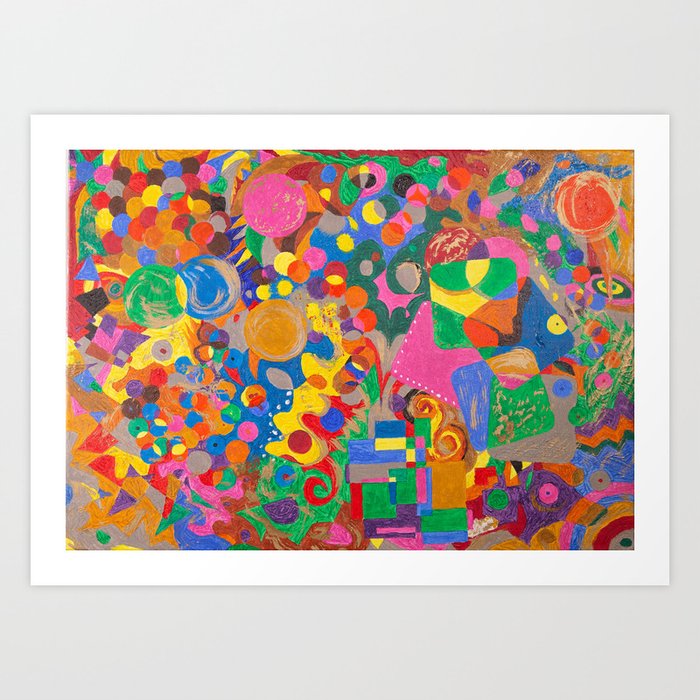 Bubbling with Enthusiasm Art Print